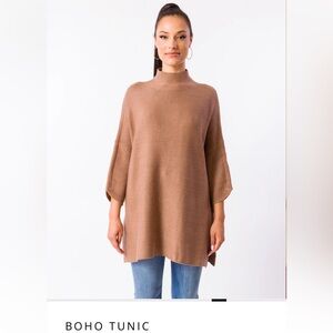 Kerisma Boho Tan Tunic Top